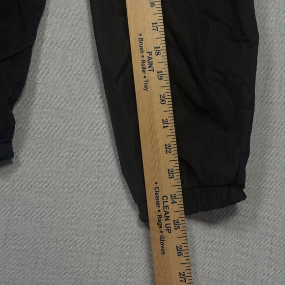 RVCA Coaches Jacket Red Bandana Lining Snap Button Front Black Nylon Size S - Picture 11 of 14